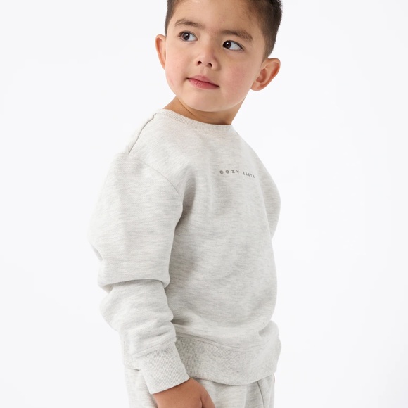 NWT COZY EARTH brand CityScape CrewNeck Heather Grey Soft Sweatshirts, Unisex - Picture 4 of 4